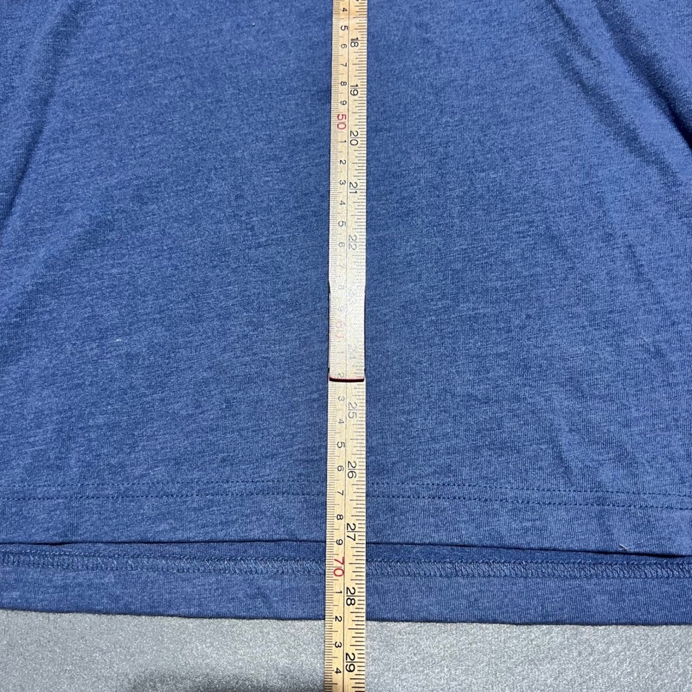 Nautica Mens Blue Heathered Long Sleeve Polo Shirt Size Large NWT - Picture 12 of 16